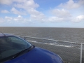 we waaiden bijna van de dijk