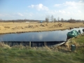 het riet is allemaal 'geoogst'.